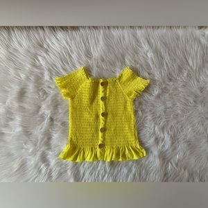 Girls Yellow top